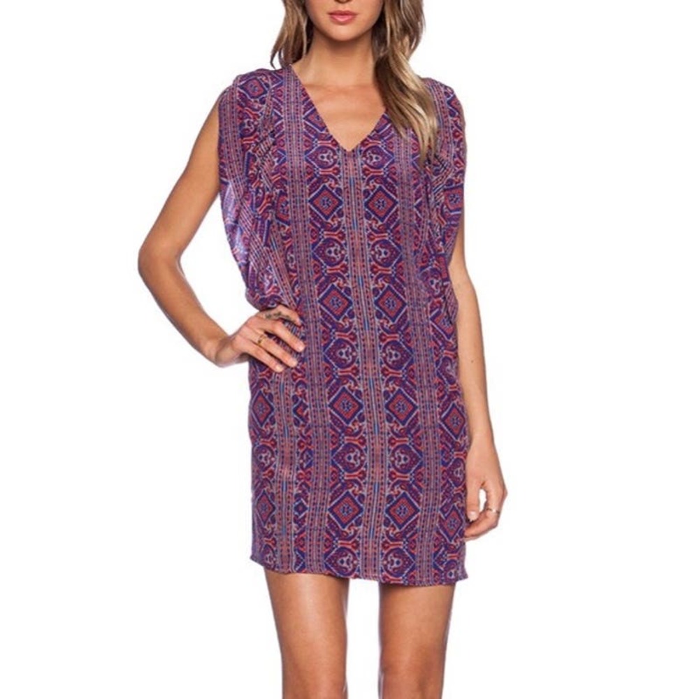 GREYLIN | Tricia Tribal Print Shift Dress | XS